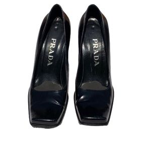 PRADA VINTAGE Black Chunky Heels